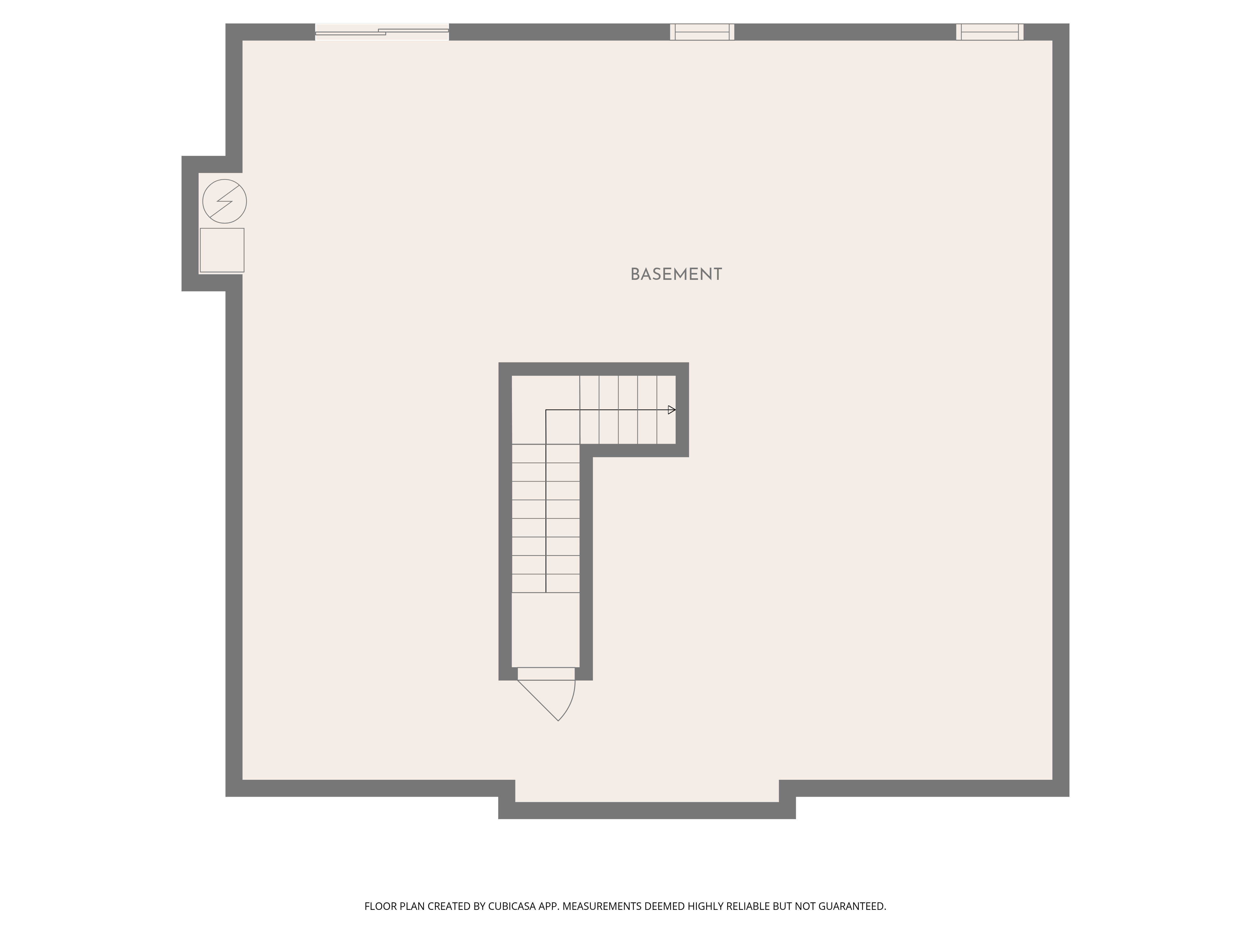 The Winters basement floor plan