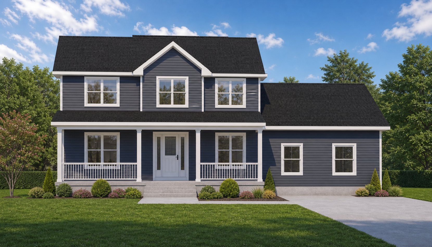 The Winters exterior rendering, Lane Meadow Farm